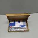 Breling 118 x 19. 7 Inch Large Welcome Banner Sign Decor with LED Patriotic Army Yard Sign Outdoor Family Military Army Homecoming Return Backdrop 2 Battery String Light 30 Plastic Clip, No Poles