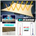 Amgo 10' X 16' Turquoise Rectangle Sun Shade Sail Canopy Awning UPF50+ AGTAPR1016, 95% UV Blockage, Water & Air Permeable, Commercial and Residential