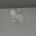 Patelai 50 Pcs Mini Glass Bottles Jars with Cork Stoppers Tiny Cork Glass Bottles Halloween Small Wishing Message Jars DIY Decor for Winter Christmas Party Wedding Baby Shower Favors(Geometric Shape)