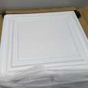 Art3d PVC Ceiling Tiles, 2'x2' Plastic Sheet in White (12-Pack)