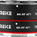 Meike MK-RF-AF1 13mm + 18mm Metal AF Full Frame Macro Extension Tube Adapter Ring Kit for EOS-R Series Cameras RF Mount Cameras EOS-R EOS-RP
