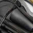 BoostArea Floor Lamp, Industrial Floor Lamp, 63 Inch Standing Lamp, E26 Socket, On/Off Footswitch, Whole Metal, ETL Listed, Modern Small Lamp for Bedroom, Living Room, Minimalist, Vintage, Mid Century (Black)