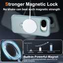 Magnetic for Google Pixel 10a Case with 360 Stand, Green | Rigorous Drop Protection, Invisible Kickstand, Skin-Feel Matte Translucent Slim Cover