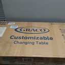 Graco Customizable Changing Table with Water-Resistant Changing Pad (Frosted Oat) - Customizable Modern Flat or Classic Arched Headboard, Changing Pad Included