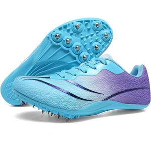 Track and Field Shoes Men Women Kids Spikes Shoes Boys Racing Shoes Girls Jumping Sneakers, Size 40