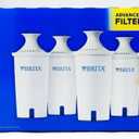 Brita Standard Water Filter for Pitchers and Dispensers, Reduces Copper, Cadmium and Mercury Impurities, Lasts Two Months or 40 Gallons, Includes 5 Filters for Pitchers