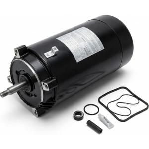 1 HP Pool Pump Motor UST1102, Up-Rated 56J Frame Single Speed Swimming Pool Motor Replacement, Weather-Resistant, Compatible with Hayward Super, Super II & Max-Flow Pumps
