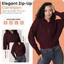 Long Sleeve Cardigan Women Zip up Sweater | Easy to Style Womens Soft Knit Lightweight Cardigan Sweaters (M)