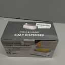 Hand and Dish Soap Dispenser Set for Kitchen, Dual Soap Dispenser with Sponge Holder, 3-in-1 Countertop Soap Pump Dispenser for Kitchen Sink, Useful Kitchen Gadgets - White