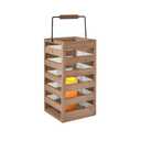 HD Designs Wood Lantern 14"