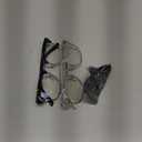 racico Blue Light Glasses for Men  Computer Gaming Blocking Glasses Anti Eyestrain, UV Clear Lens, Vintage Blue Blockers (**Black and Clear)