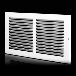 14 x 10 Vent Cover (Duct Opening Size), Air Return Vent Cover, AC Vent Cover, Cold Air Return Vent Cover, Flat Return Air Grilles, Outer Dimensions:15.75"W x 11.75"H (14"W x 10"H, Duct Opening)
