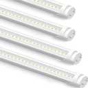 CYLYT Fluorescent Light Bulbs 48 inch Long, Type A+B T8 LED Bulb 4 Foot Replacement for F32T8 or F40T12 Lights Tube, 26W(65W Equivalent) 3400lm 4100K Cool White Non-Dimmable, 4-Pack