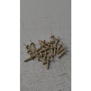 AP Products 013-139 Plastic 1" Rivets - Almond, Pack of 25