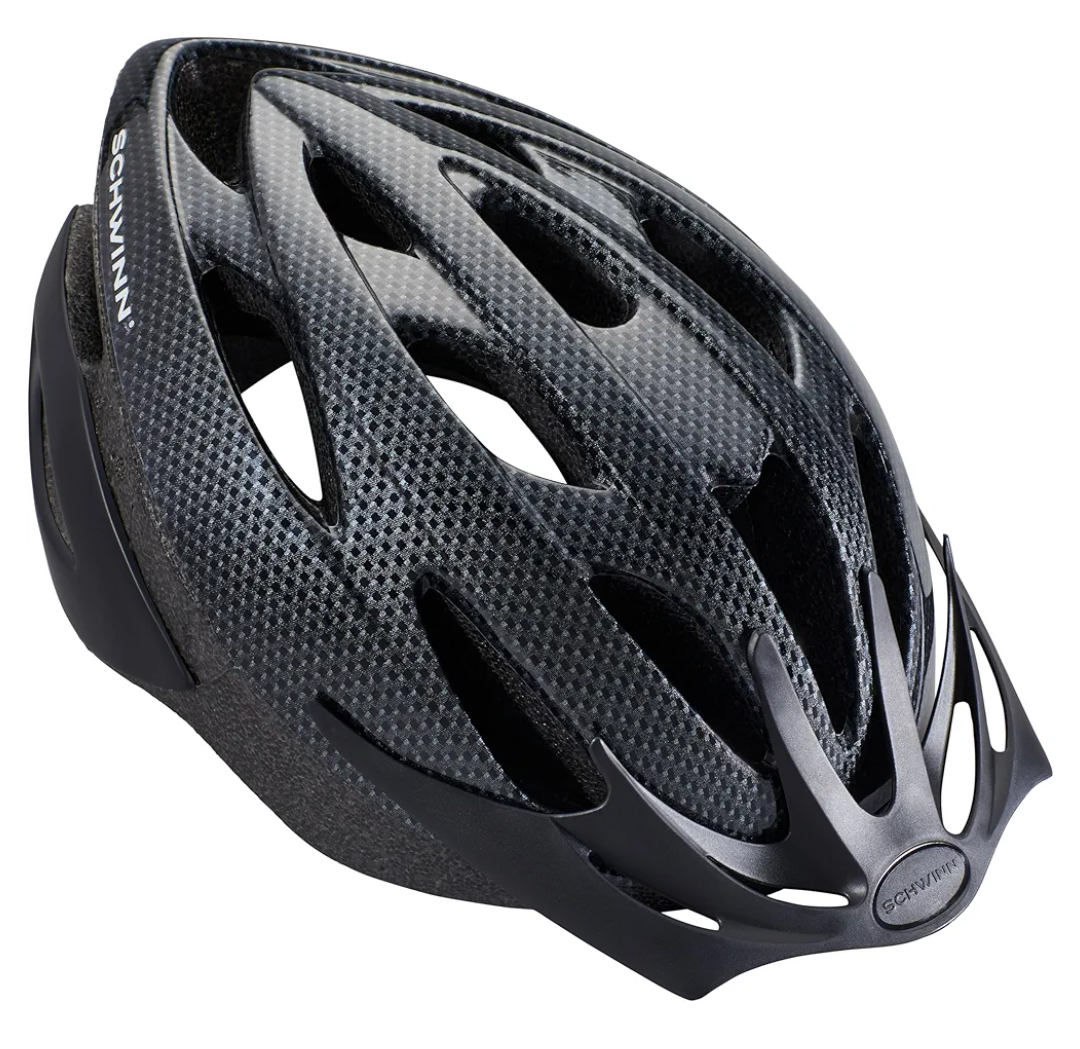 Schwinn Thrasher Helmet for Adults, Size 58-62 cm for Riders Ages 14+, Microshell, Adjustable Dial & Straps, Interior Padding, Air Vents, Visor, Adult Bike Helmet