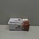 GLAINTE Brick Transformation Paint for Brick, Fireplaces, Walls, and Concrete, Interior/Exterior, 32 oz Kit, White, Included Tools (32 Fl Oz (Pack of 1))