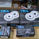 TRQ Front and Rear Brake Pad & Rotor Kit Brake Pads Brake Rotor Ceramic Compatible with 1997-1999 Lexus ES300 Toyota Camry 1999 Solara