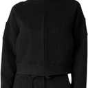 Women's Fleeced Performance Jacket - Full-Zip Stand-Up Collar, Warm Fleece for Winter Daily Wear (M)