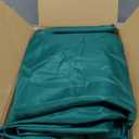HolidayIdeas 2 Pack Fitted Table Clothes - 48 x 24 Inch - Green Rectangle Tablecloths for 4 Foot Folding Tables, Polyester Fabric Table Covers for Christmas, Craft Show, Trade Show, Business Party
