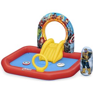 Bestway Marvel's Avengers Assemble Kids Inflatable Water Play Center | Outdoor Summer Pool Toy for Children Ages 2+