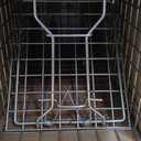 Heavy Duty Humane Live Animal Cage Trap for Squirrels (Silver)