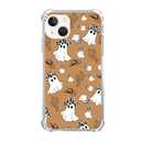 Trippy Hippie Halloween Cowboy Ghost Case for iPhone 13, Cute Halloween Ghost Cactus for Girls Boys and Women for iPhone 13,Trendy TPU Bumper Case
