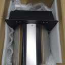 8" Black Dryer Vent Cover - 304 Stainless Steel Wall Cap, Screen and Damper