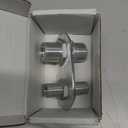 A/C Bulkhead, Car 2-Port Air Conditioner Bulkhead Connector Universal Modification Replacement for Hot Rod(Silver)