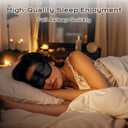 Uamector Silk Eye Mask for Sleeping, Adjustable & Super Soft Sleep Mask, Breathable Blindfold for Men & Women, Perfect Light Blocking for Night, Travel, Nap, Yoga, and Meditation (Black)