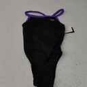 TYR Womens Hexa Diamondfit Swimsuit (28, Black/Purple)