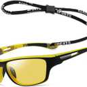 willochra Sports Polarized Night Vision Reading Sunglasses For Men Women Full Lens Magnification Sunglass Readers F27 (black, 1.25, x)