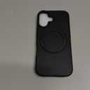 for iPhone 17 Case with Stand Black, Fits MagSafe Ring, Military-Grade Drop Protection, Build in Kickstand,Slim Matte Finish Shockproof Phone Cover 6.3"