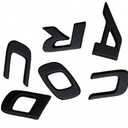 for Accord Emblem 3D Letters Replacement Part Badge Sticker Rear Body Decal Accessory (Black)