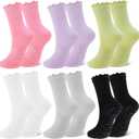 2 x Pilates Socks with Grip for Women Non Slip Yoga Socks