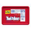 2 x TWIZZLERS Twists Strawberry Flavored Licorice Style, Chewy Holiday Candy Tub, 5 lb (EXP 11/18/26)
