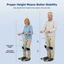 Turn Transfer Aid for Elderly - Sit to Stand Lift with 360 Smooth Rotation and Adjustable Height, Safe Transfers for Bed, Chair & Toilet, 330 lbs HTTA-01