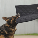 MABOZOO Indestructible Dog Bed, Chew Proof Crate Pad for Aggressive Chewers, Machine Washable Quilted Mat, Durable for Small and Medium Dogs, Black Kennel Pad (18x29 in)