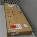 Oversized 48 inch Knocked-Down (KD) Wall Clock for Living Room Decor  Extra Large Silent Non-Ticking Modern Farmhouse Wall Clock, Decorative Metal Roman Numeral Clock, Black