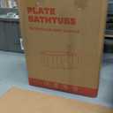 jessie 59" Portable Bath Tubs Adult with Lid, Foldable Bathtub, Hot & Cold Plunge Tub Ice Bath Tub fo Home Indoor & Outdoor Showers (XL(59.1''L x 33.9''Wx 19.7''H))