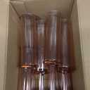 Acrylic Champagne Flutes 5.4 OZ Reusable Wedding Toasting Glasses Stemmed Coupes Square Champagne Glasses Rose Bride Wine Glasses for Party Birthday Christmas Anniversary 12 Pack Pink