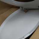Elongated Toilet Seat Soft-Closing | Universal Fit for Standard Toilets | Thickened Durable PP Plastic with Quick Installation Hinge | Easy-Clean Surface