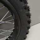 12'' Rear Wheel 80/100-12 3.00-12 Dirt Bike Tire and Inner Tube Assembly for 110cc 125cc SSR SR125 CX65 TaoTao DB14 Coolster QG-214 with Brake Rotor 428 41T Chain Sprocket