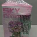 Cherry Blossom Bonsai Tree House Building Flowers Set for Adults, 1382 Pcs Micro-Particle Ideas Sakura Tree Building Blocks, Complete with String Lights, Dust Cover, and Wooden Base