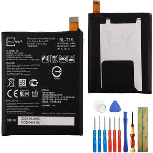 for Google Nexus 5X H791 H790 Replacement Battery BL-T19 2620mAh 3.8V Internal Battery+ Tools