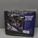 URPOWER Dog Car Seat Cover for Pets 100% Waterproof Seat Cover Hammock 600D Heavy Duty Scratch Proof Nonslip Durable Soft Back Seat Covers for Cars Trucks and SUVs (Standard - 54" Length, All Black)