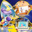 Paint with Water Coloring Books for Kids, Mess Free Watercolor Painting Kit Painting Activity for Kids Ages 3-5 4-8, Arts Crafts Drawing Gift Toy for Boy Girl (Dark Blue)