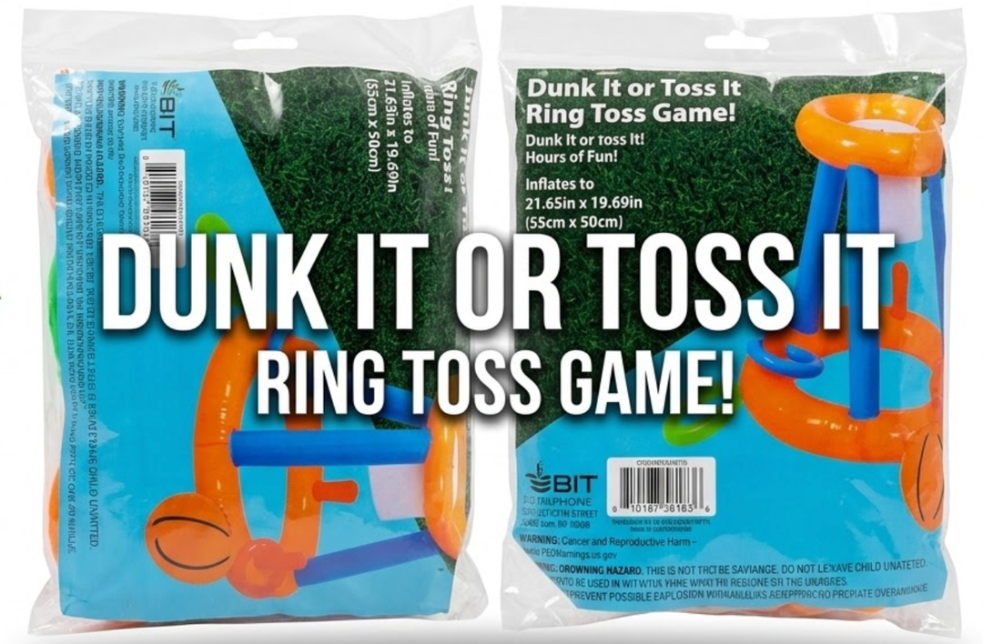 Basketball & Ring Toss 2 Pack