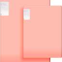 2 Pieces Diamond Art Painting Storage Book A2 A3 30 Pages Diamond Art Portfolio Folder Pink Binder for Presentation Artwork Report Photo Album, 17.3 x 13 Inch, 24.4 x 18.1 Inch