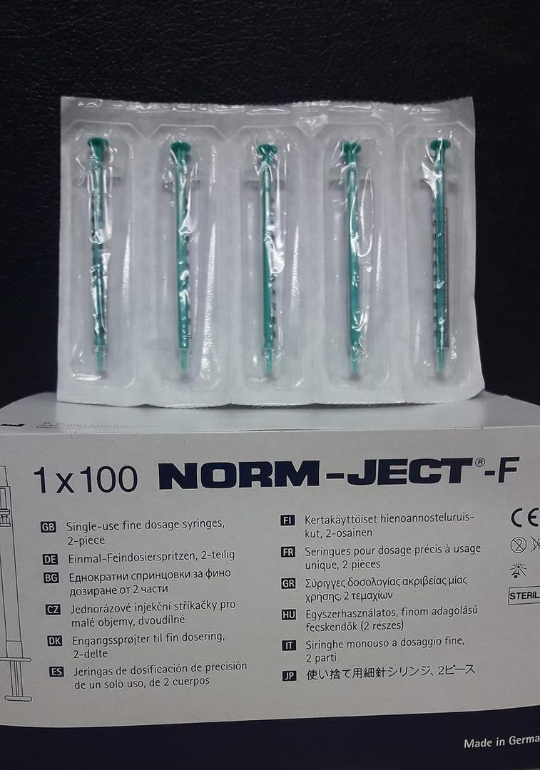 4010.200V0 1 Ml Plastic Syringe, Luer Slip, Pk100
