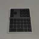 Bluetooth Number Pad, Lekvey Aluminum Rechargeable Wireless Numeric Keypad Slim 34-Keys External Numpad Keyboard Data Entry Compatible for Macbook, MacBook Air/Pro, iMac Windows Laptop Surface Pro etc